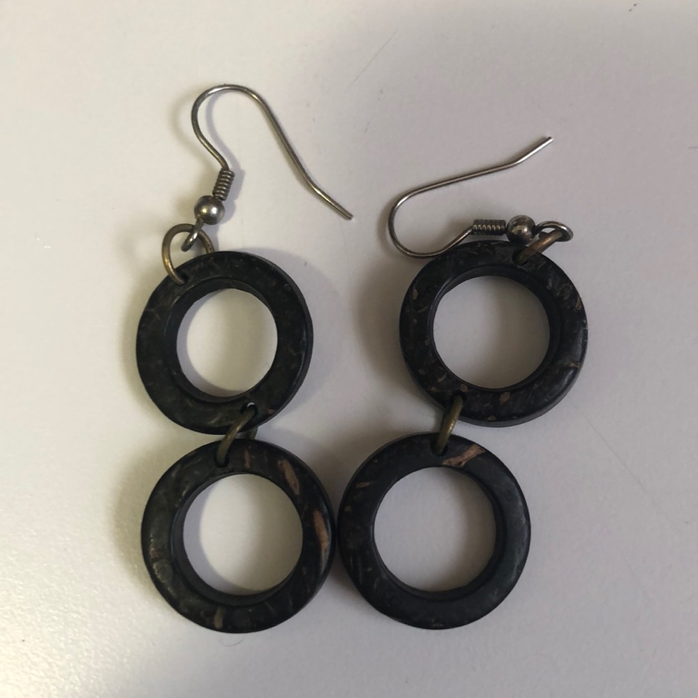 🆕 Coconut Shell Earrings